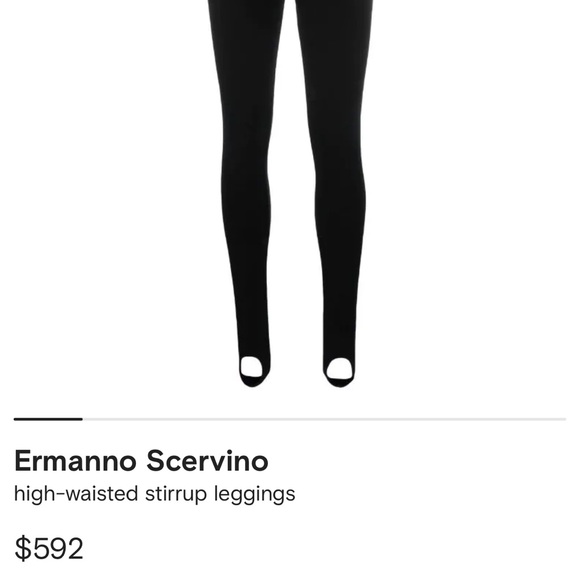 Ermanno Scervino Navy stirrup leggings - Picture 10 of 10
